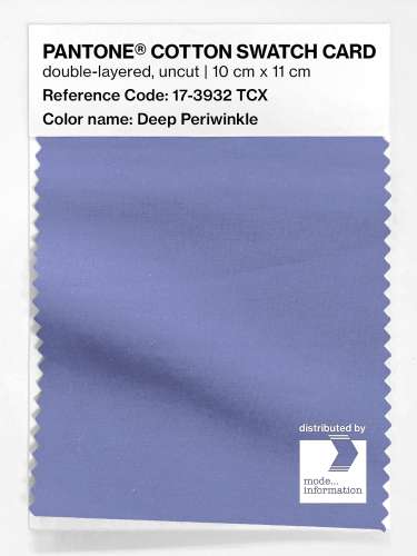 Artikelbild des Artikels “PANTONE® COTTON SWATCH CARD 17-3932 TCX Deep Periwinkle “