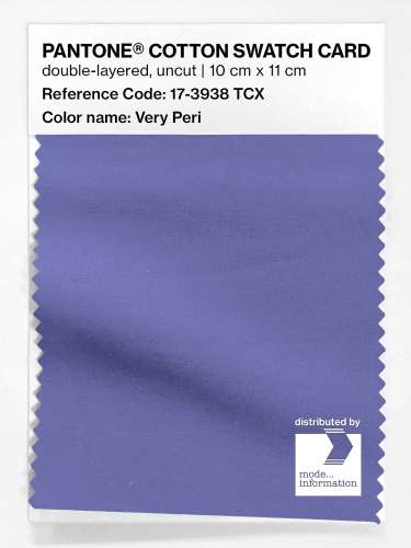 Artikelbild des Artikels “PANTONE® COTTON SWATCH CARD 17-3938 TCX Very Peri “