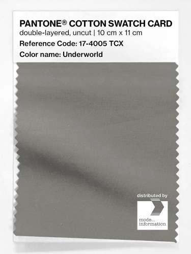 Artikelbild des Artikels “PANTONE® COTTON SWATCH CARD 17-4005 TCX Underworld “