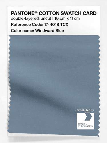 Artikelbild des Artikels “PANTONE® COTTON SWATCH CARD 17-4018 TCX Windward Blue “