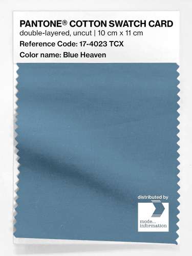 Artikelbild des Artikels “PANTONE® COTTON SWATCH CARD 17-4023 TCX Blue Heaven “