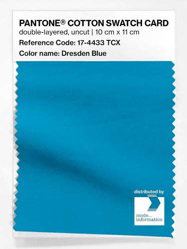 Artikelbild des Artikels “PANTONE® COTTON SWATCH CARD 17-4433 TCX Dresden Blue “