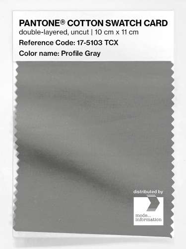 Artikelbild des Artikels “PANTONE® COTTON SWATCH CARD 17-5103 TCX Profile Gray “