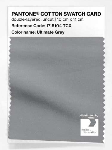 Artikelbild des Artikels “PANTONE® COTTON SWATCH CARD 17-5104 TCX Ultimate Gray “