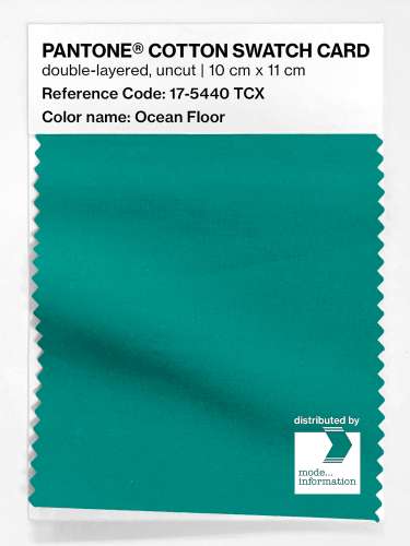 Artikelbild des Artikels “PANTONE® COTTON SWATCH CARD 17-5440 TCX Ocean Floor “