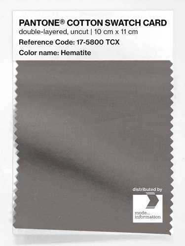 Artikelbild des Artikels “PANTONE® COTTON SWATCH CARD 17-5800 TCX Hematite “