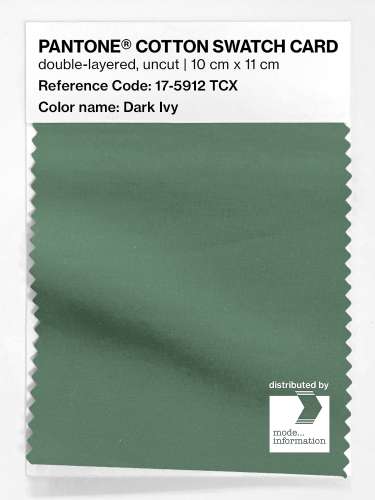 Artikelbild des Artikels “PANTONE® COTTON SWATCH CARD 17-5912 TCX Dark Ivy “