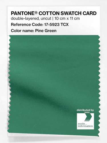 Artikelbild des Artikels “PANTONE® COTTON SWATCH CARD 17-5923 TCX Pine Green “