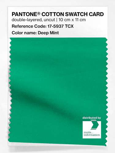 Artikelbild des Artikels “PANTONE® COTTON SWATCH CARD 17-5937 TCX Deep Mint “