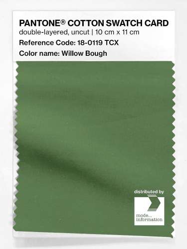 Artikelbild des Artikels “PANTONE® COTTON SWATCH CARD 18-0119 TCX Willow Bough “