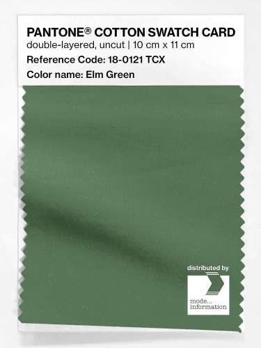 Artikelbild des Artikels “PANTONE® COTTON SWATCH CARD 18-0121 TCX Elm Green “