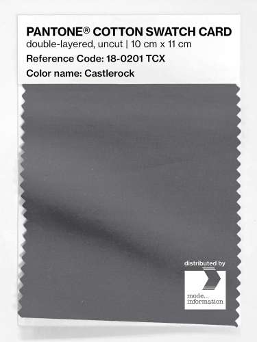 Artikelbild des Artikels “PANTONE® COTTON SWATCH CARD 18-0201 TCX Castlerock “