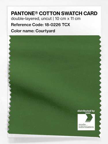 Artikelbild des Artikels “PANTONE® COTTON SWATCH CARD 18-0226 TCX Courtyard “
