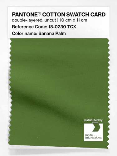 Artikelbild des Artikels “PANTONE® COTTON SWATCH CARD 18-0230 TCX Banana Palm “