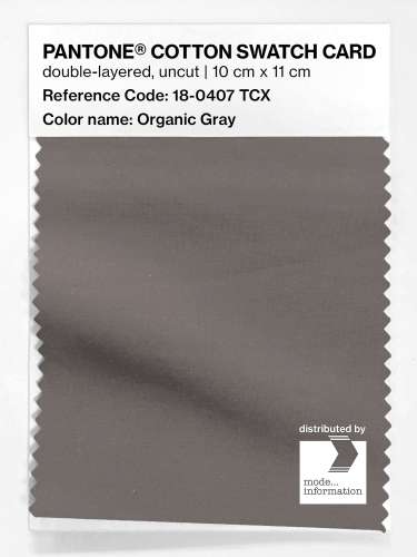 Artikelbild des Artikels “PANTONE® COTTON SWATCH CARD 18-0407 TCX Organic Gray “