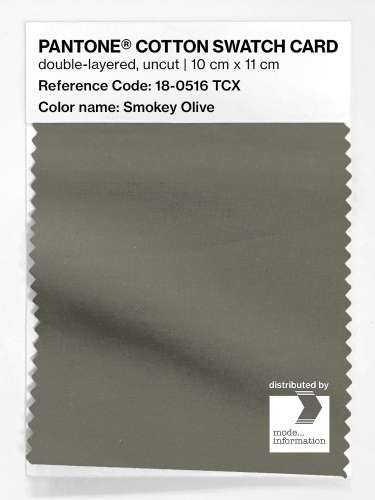 Artikelbild des Artikels “PANTONE® COTTON SWATCH CARD 18-0516 TCX Smokey Olive “