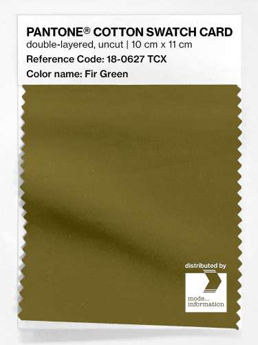 Artikelbild des Artikels “PANTONE® COTTON SWATCH CARD 18-0627 TCX Fir Green “