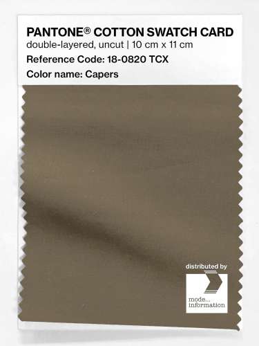 Artikelbild des Artikels “PANTONE® COTTON SWATCH CARD 18-0820 TCX Capers “