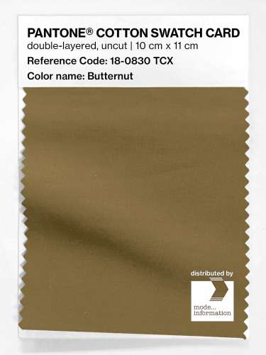 Artikelbild des Artikels “PANTONE® COTTON SWATCH CARD 18-0830 TCX Butternut “