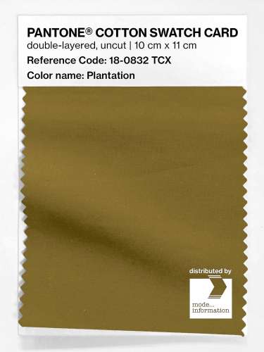 Artikelbild des Artikels “PANTONE® COTTON SWATCH CARD 18-0832 TCX Plantation “