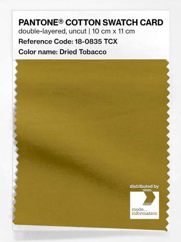 Artikelbild des Artikels “PANTONE® COTTON SWATCH CARD 18-0835 TCX Dried Tobacco “