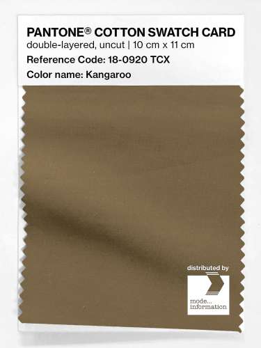Artikelbild des Artikels “PANTONE® COTTON SWATCH CARD 18-0920 TCX Kangaroo “