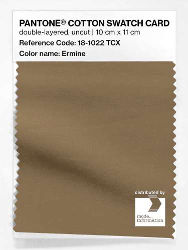 Artikelbild des Artikels “PANTONE® COTTON SWATCH CARD 18-1022 TCX Ermine “