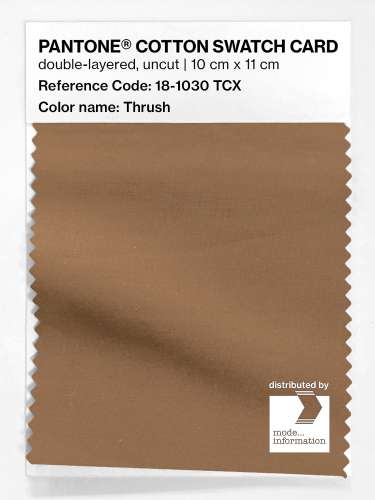 Artikelbild des Artikels “PANTONE® COTTON SWATCH CARD 18-1030 TCX Thrush “