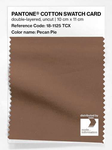 Artikelbild des Artikels “PANTONE® COTTON SWATCH CARD 18-1125 TCX Pecan Pie “