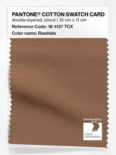 Artikelbild des Artikels “PANTONE® COTTON SWATCH CARD 18-1137 TCX Rawhide “