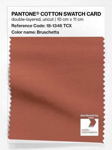 Artikelbild des Artikels “PANTONE® COTTON SWATCH CARD 18-1346 TCX Bruschetta “