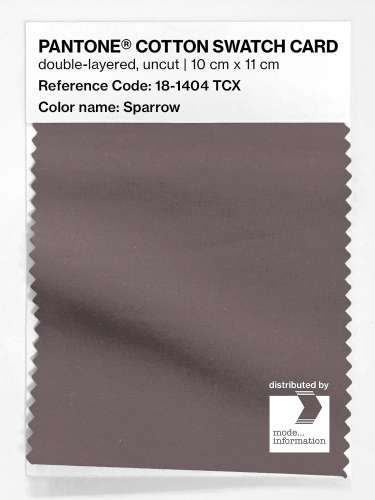 Artikelbild des Artikels “PANTONE® COTTON SWATCH CARD 18-1404 TCX Sparrow “