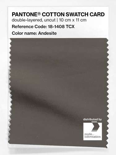 Artikelbild des Artikels “PANTONE® COTTON SWATCH CARD 18-1408 TCX Andesite “
