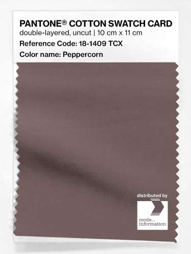 Artikelbild des Artikels “PANTONE® COTTON SWATCH CARD 18-1409 TCX Peppercorn “