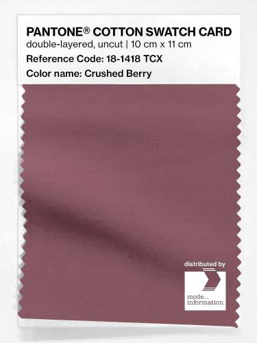 Artikelbild des Artikels “PANTONE® COTTON SWATCH CARD 18-1418 TCX Crushed Berry “