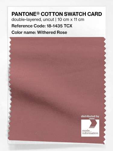 Artikelbild des Artikels “PANTONE® COTTON SWATCH CARD 18-1435 TCX Withered Rose “
