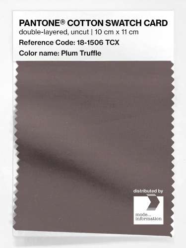 Artikelbild des Artikels “PANTONE® COTTON SWATCH CARD 18-1506 TCX Plum Truffle “