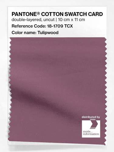 Artikelbild des Artikels “PANTONE® COTTON SWATCH CARD 18-1709 TCX Tulipwood “