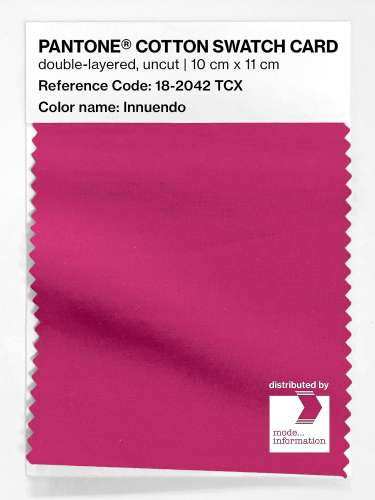 Artikelbild des Artikels “PANTONE® COTTON SWATCH CARD 18-2042 TCX Innuendo “
