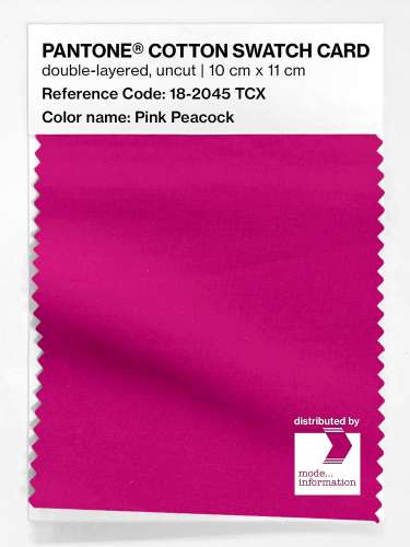 Artikelbild des Artikels “PANTONE® COTTON SWATCH CARD 18-2045 TCX Pink Peacock “
