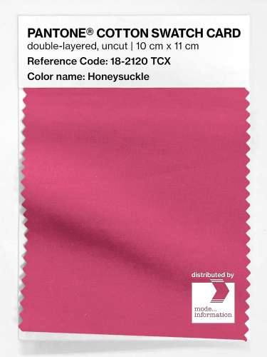 Artikelbild des Artikels “PANTONE® COTTON SWATCH CARD 18-2120 TCX Honeysuckle “