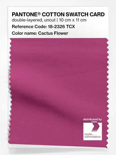 Artikelbild des Artikels “PANTONE® COTTON SWATCH CARD 18-2326 TCX Cactus Flower “