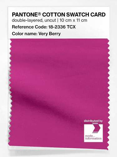Artikelbild des Artikels “PANTONE® COTTON SWATCH CARD 18-2336 TCX Very Berry “