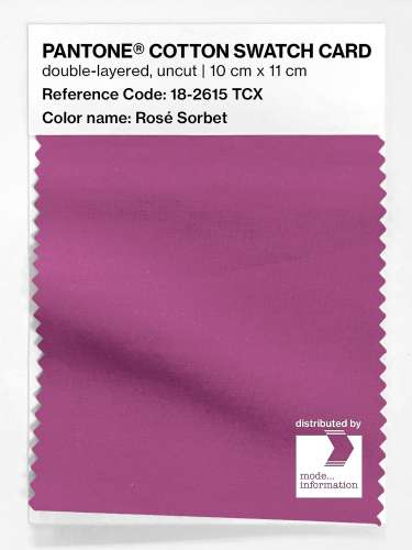Artikelbild des Artikels “PANTONE® COTTON SWATCH CARD 18-2615 TCX Rosé Sorbet “