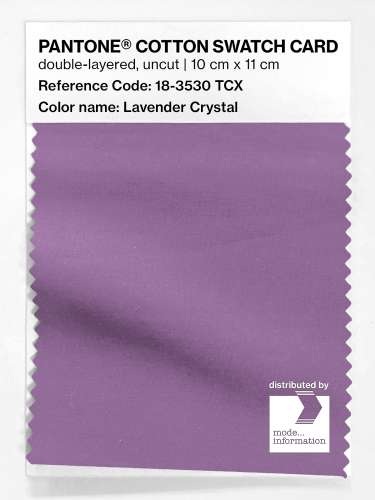 Artikelbild des Artikels “PANTONE® COTTON SWATCH CARD 18-3530 TCX Lavender Crystal “