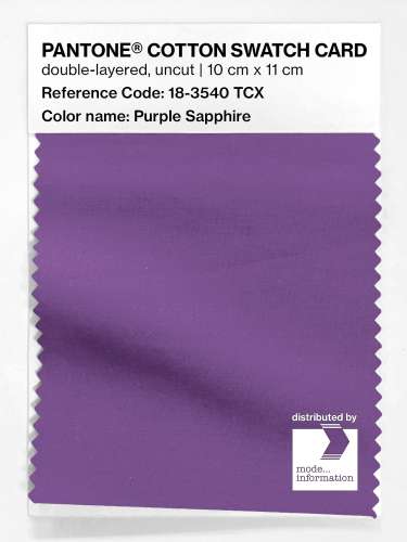 Artikelbild des Artikels “PANTONE® COTTON SWATCH CARD 18-3540 TCX Purple Sapphire “