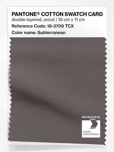 Artikelbild des Artikels “PANTONE® COTTON SWATCH CARD 18-3709 TCX Subterranean “