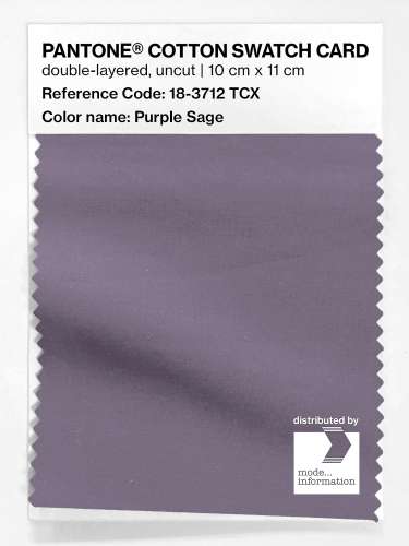 Artikelbild des Artikels “PANTONE® COTTON SWATCH CARD 18-3712 TCX Purple Sage “