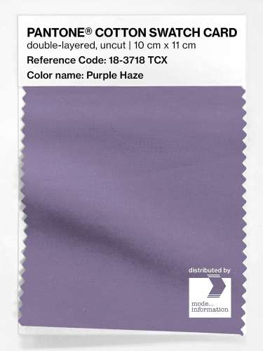 Artikelbild des Artikels “PANTONE® COTTON SWATCH CARD 18-3718 TCX Purple Haze “
