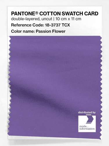 Artikelbild des Artikels “PANTONE® COTTON SWATCH CARD 18-3737 TCX Passion Flower “